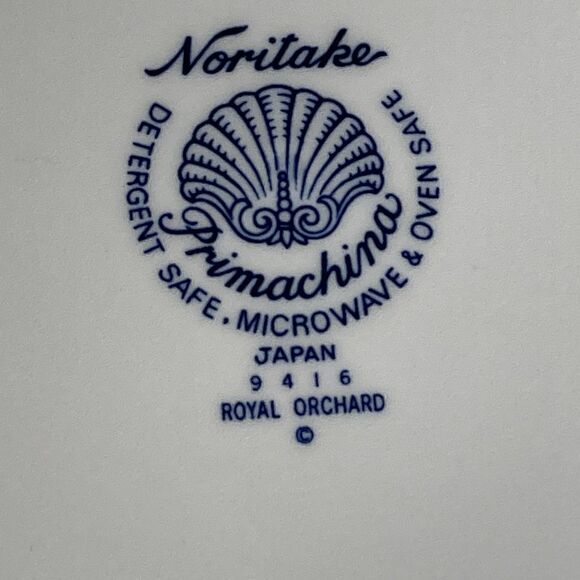 Noritake Royal Orchard Plates 8-1/2" Salad Luncheon Dessert Fruit 9416 Set Of 4 - Picture 3 of 14